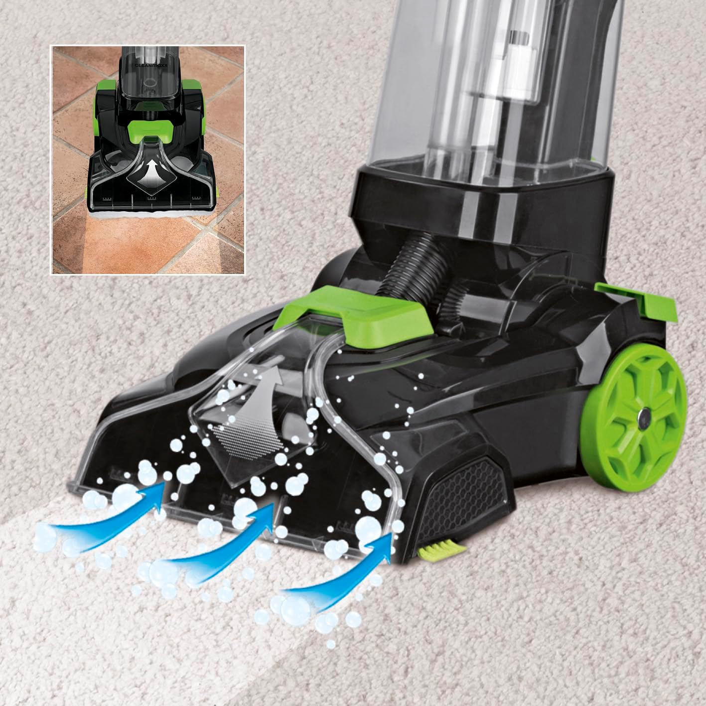 CLEANmaxx Tepovač koberců RR-1144.085XJ Professional 14